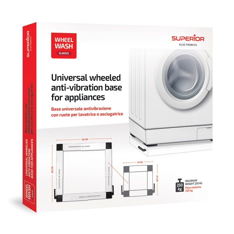 Superior Washer Anti-Vibration Base with Wheels