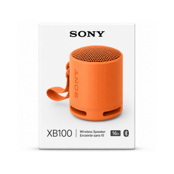 Sony SRS-XB100 Portable Wireless Speaker Orange