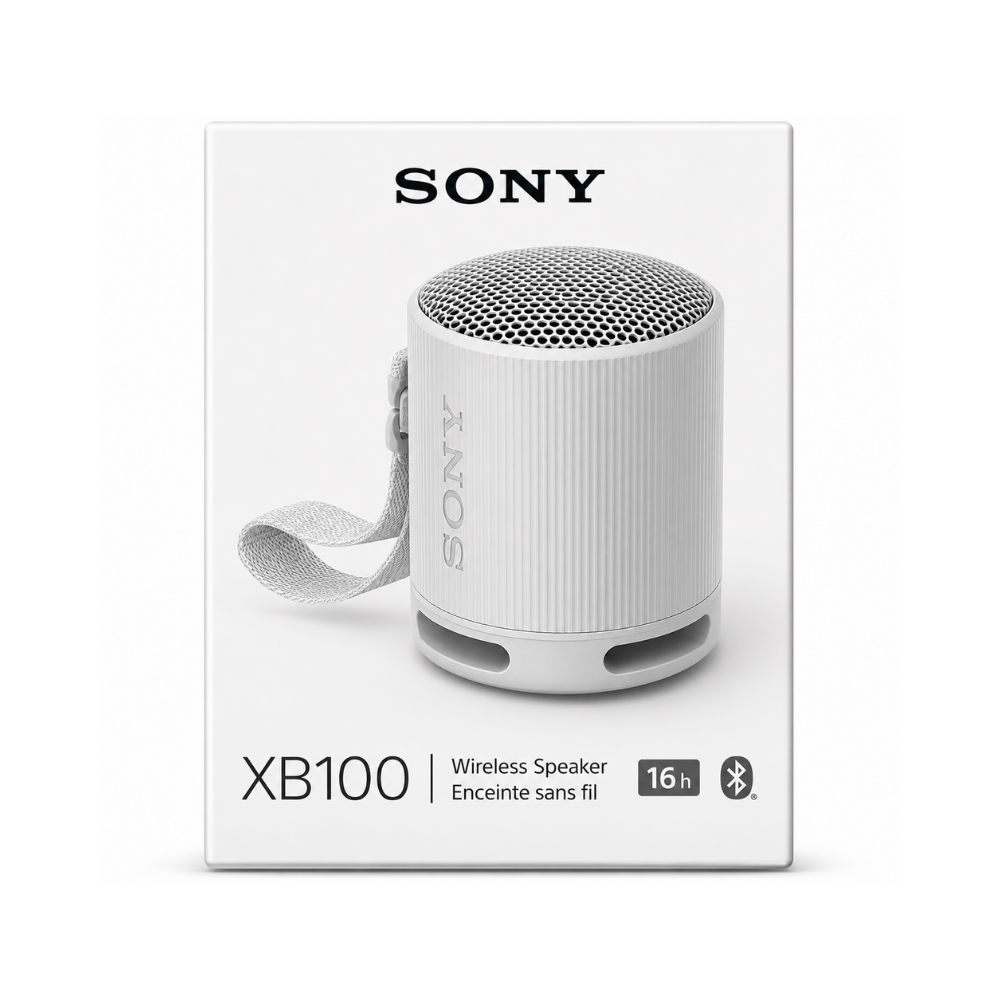 Sony SRS-XB100 Portable Wireless Speaker Gray