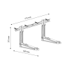 Air Fix Pro Universal Air Conditioner Wall Bracket