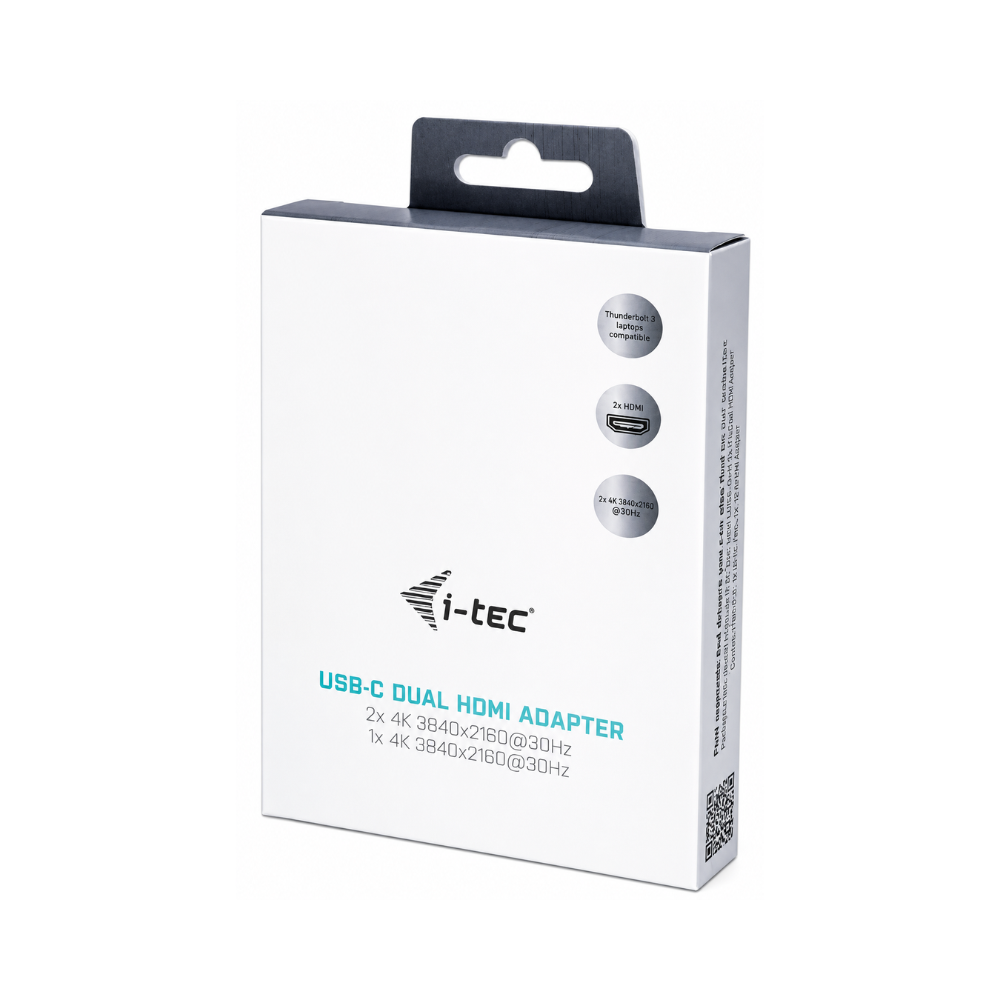 i-Tec C31DUAL4KHDMI USB-C Dual 4K HDMI Adapter