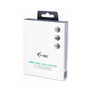 i-Tec C31DUAL4KHDMI USB-C Dual 4K HDMI Adapter