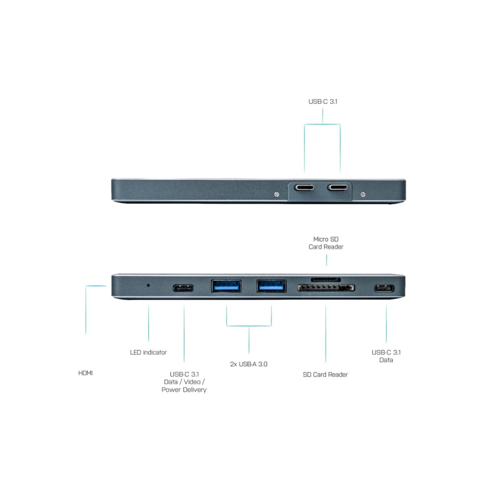 i-Tec C31MBPADA USB-C Adapter for MacBook Pro/Air