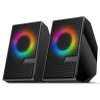 Speaker system with Bluetooth and dynamic switchable backlight