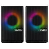 Speaker system with Bluetooth and dynamic switchable backlight