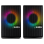 Speaker system with Bluetooth and dynamic switchable backlight