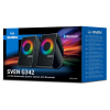 Speaker system with Bluetooth and dynamic switchable backlight