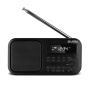Sven Portable radio with LED display Bluetooth Built-in clock Headphone jack