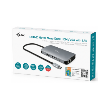 i-Tec C31 Nano Dock with VGA and PD