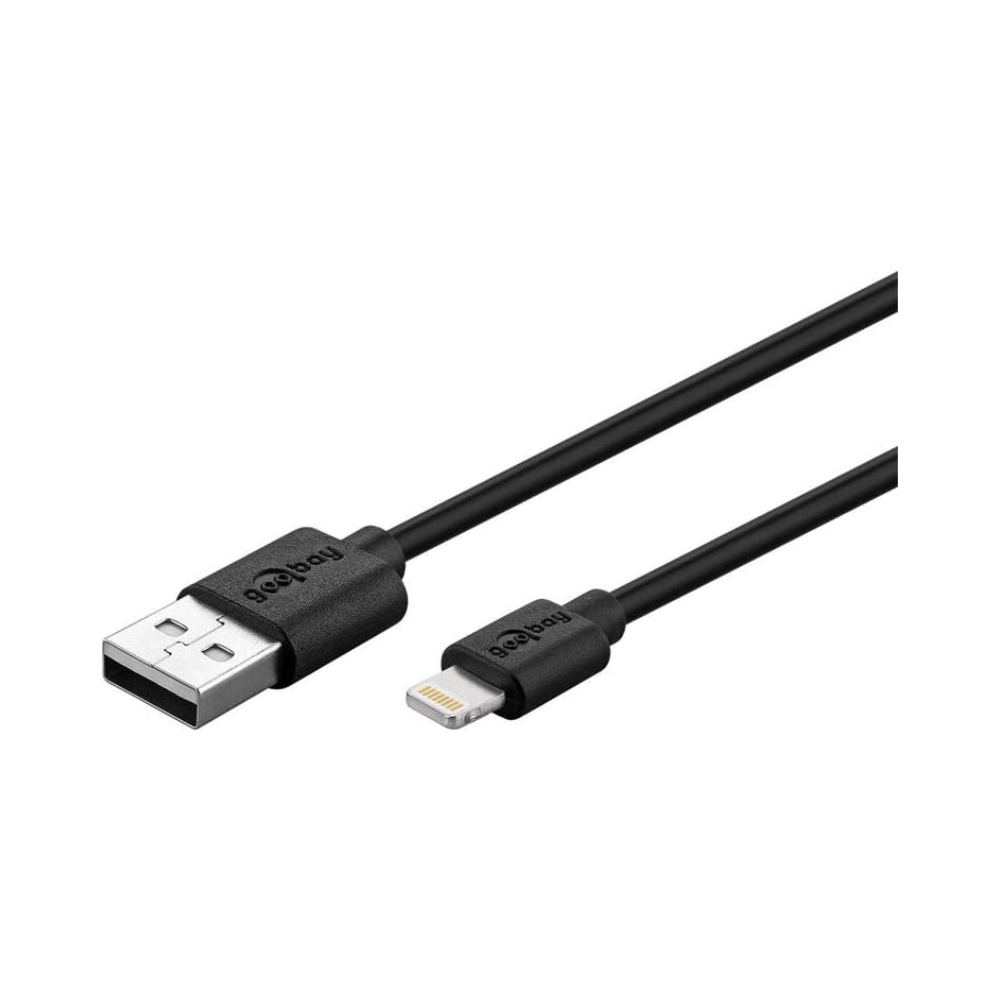 Goobay 3m Charging Cable Black