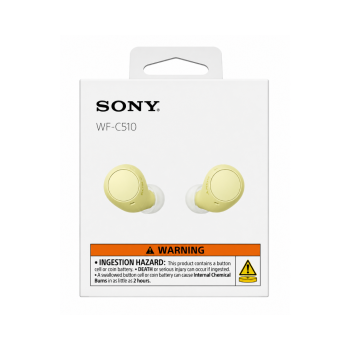Sony WF-C510 Wireless Earphones Yellow