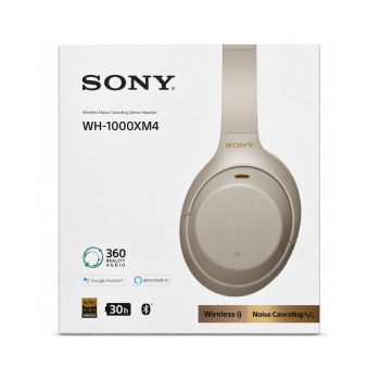 Sony WH-1000XM4 Wireless Noise Cancelling Headphones Silver