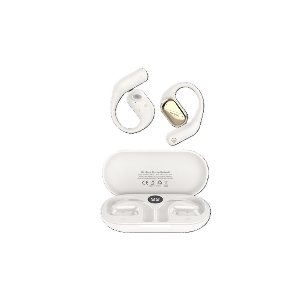 Devia OWS Lite1 Open Wireless Earphone Beige
