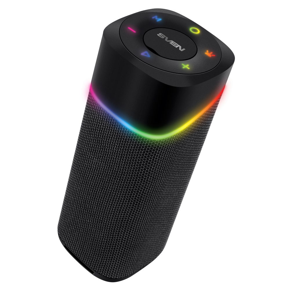 Sven Portable speaker with backlight Bluetooth TWS FM radio