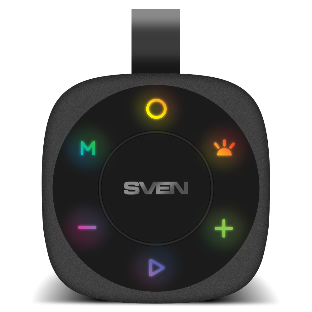 Sven Portable speaker with backlight Bluetooth TWS FM radio