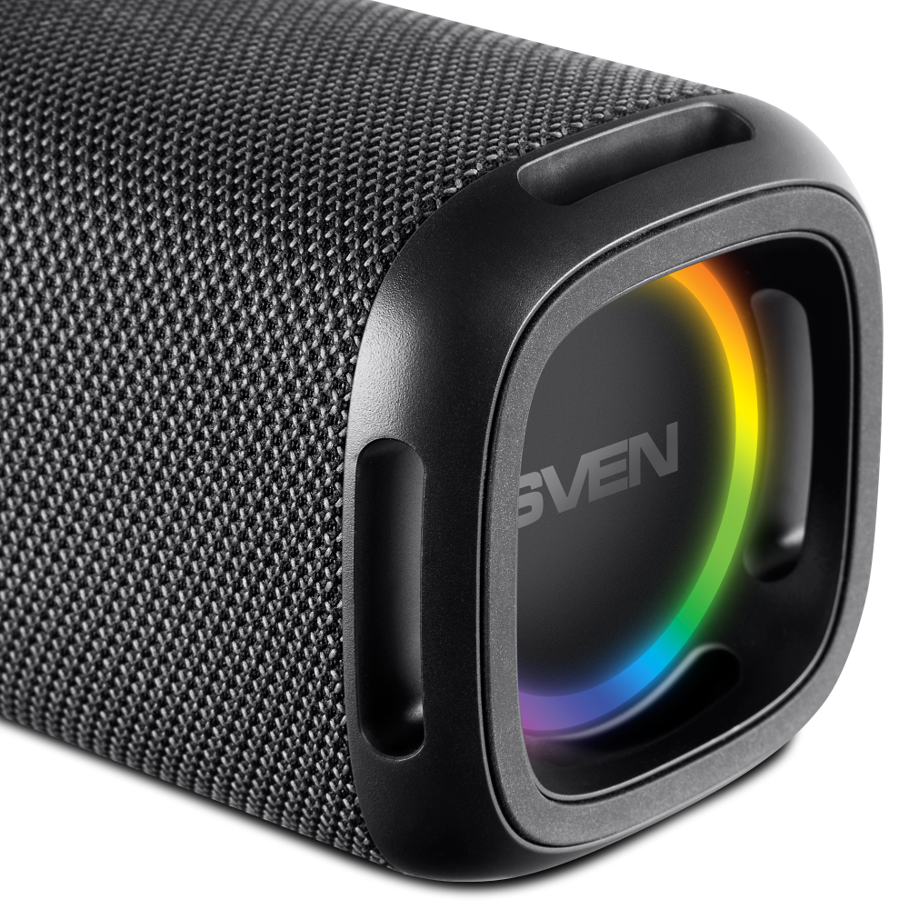 Sven Portable speaker with backlight Bluetooth TWS FM radio
