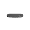 Gembird 20 W Fast charging power bank with integrated cables, 10000 mAh, black