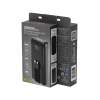 Gembird 20 W Fast charging power bank with integrated cables, 20000 mAh, black