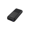 Gembird 20 W Fast charging power bank with integrated cables, 20000 mAh, black