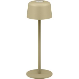 Goobay Wireless LED Table Lamp, Size S, 25 cm, Beige