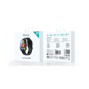 Devia Smart Watch WT5 EM717 Black