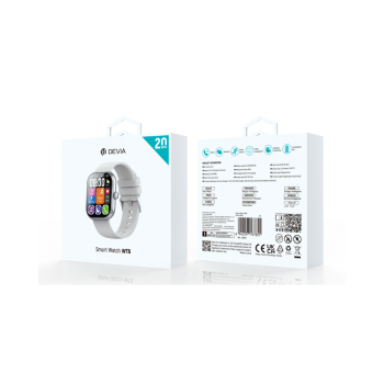 Devia Smart Watch WT5 EM717 Silver