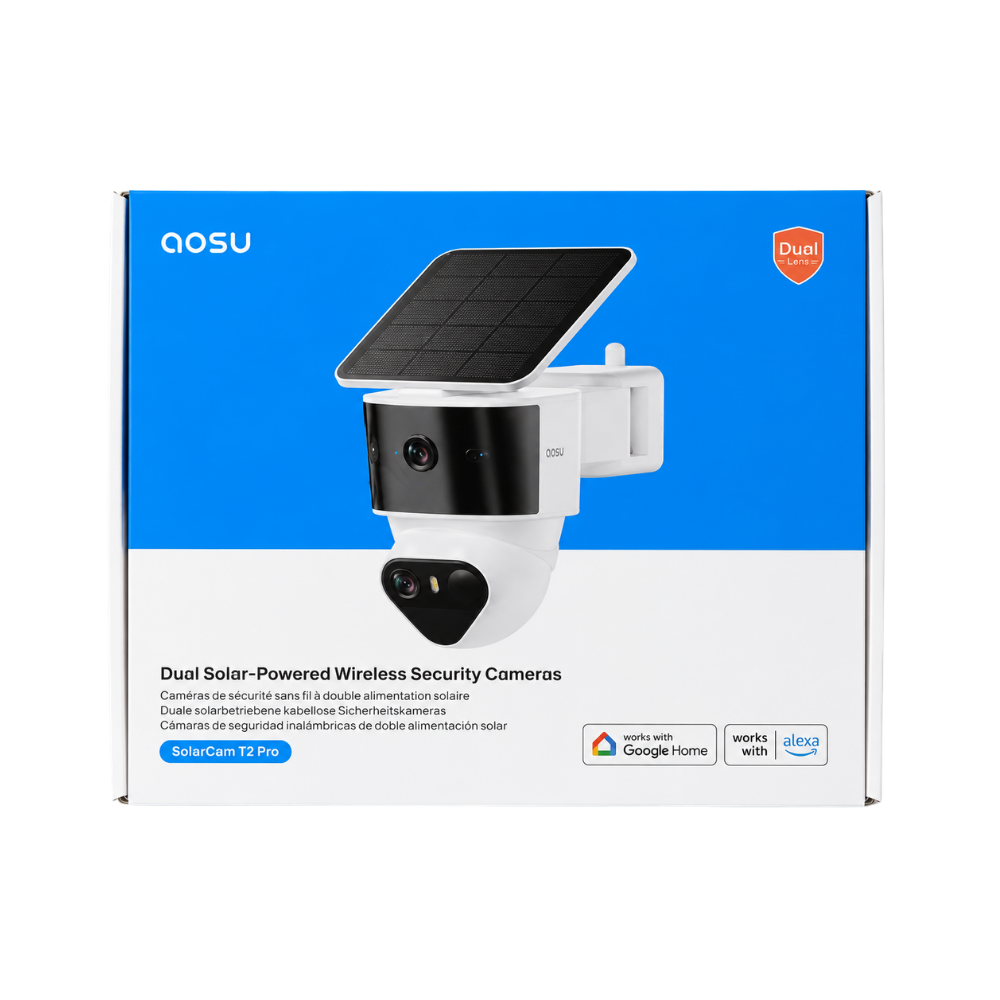AOSU C9P Solar Security Camera Wireless Outdoor T2 Pro