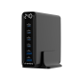 Gembird 6-port 240 W GaN USB fast charger, black