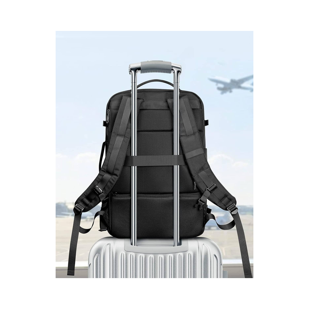 Inateck 42L/20L Carry On Travel Backpack, With Multiple Pockets, Black