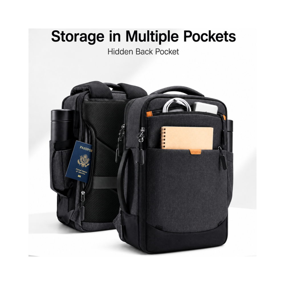 Inateck 20-46L Travel Backpack, Expandable Carrying Backpack