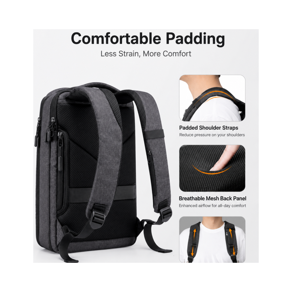 Inateck 20-46L Travel Backpack, Expandable Carrying Backpack