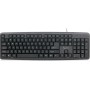 Gembird Standard keyboard with BIG letters, US layout, black