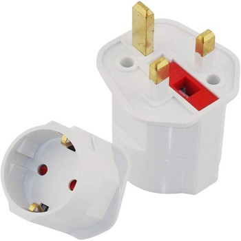 GK Power Schuko to UK Adaptor