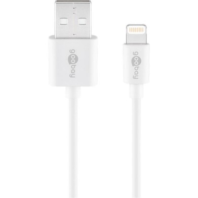 Goobay 1m Charging Cable White