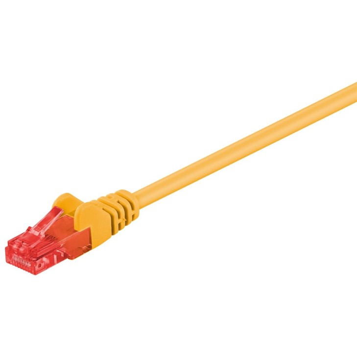 Goobay Cat 6A UTP Patch Cable 2m Yellow