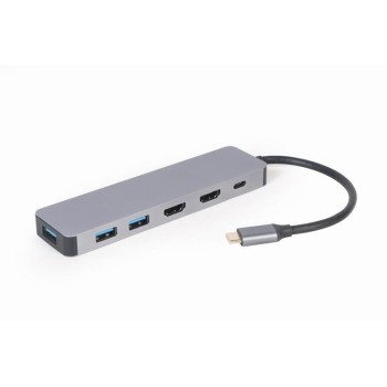 Cablexpert USB Type-C 3-in-1 multi-port adapter (Hub + HDMI + PD)