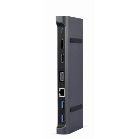 Cablexpert USB Type-C 9-in-1 multi-port adapter (Hub3.2 HDMI DisplayPort VGA PD LAN stereo audio)