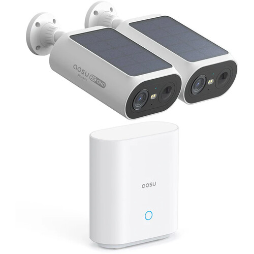 AOSU C8E-2H Solar Wireless Outdoor Security Cameras