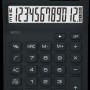 Desq 12-Digit Desktop Calculator Black