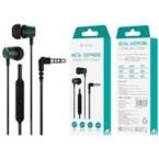 Devia Metal Earphone 3.5mm Jack Black