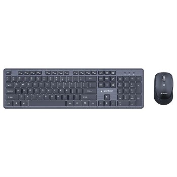 Gembird Wireless desktop set, black, US-layout