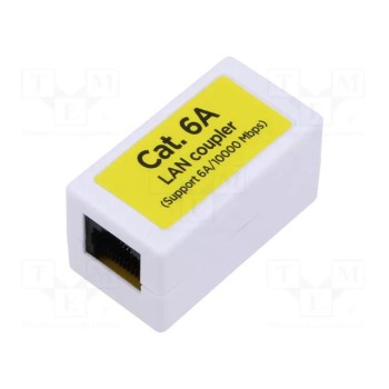 Cablexpert CAT6 LAN Coupler White connector