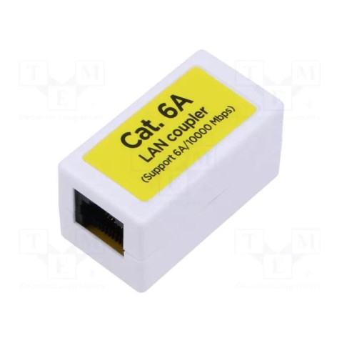 Cablexpert CAT6 LAN Coupler White connector