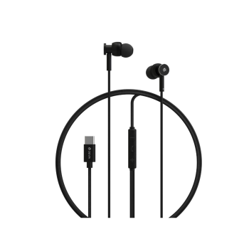 Devia Smart Series Wired Type-C Earphone Black