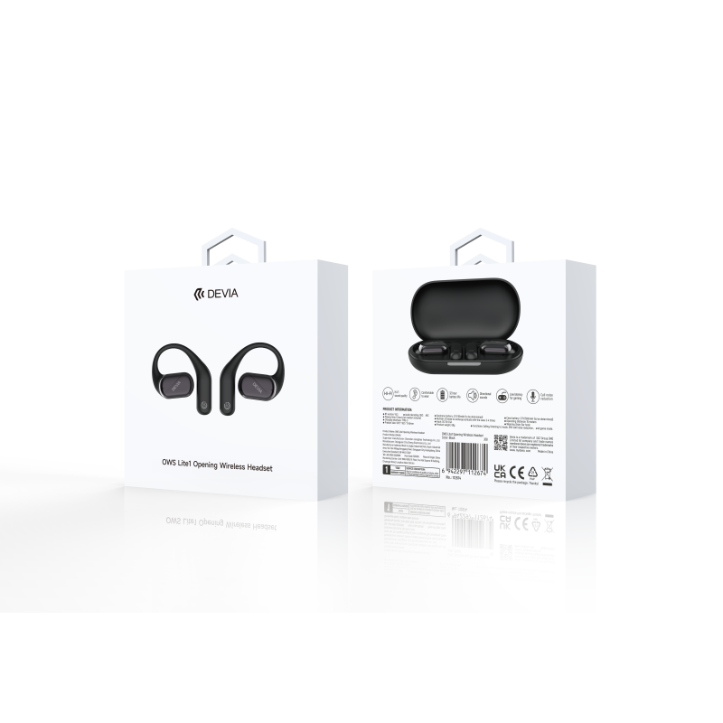 Devia OWS Lite 1 Open Wireless Earphone Black