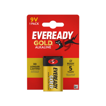 Eveready Gold 9V Alkaline Battery 1-Pack