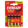 Eveready Gold AA Alkaline Batteries 4-Pack