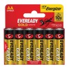 Eveready Gold AA Alkaline Batteries 6-Pack