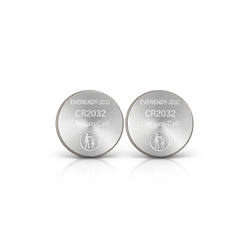 Eveready Lithium CR2032 Button Cell Batteries 2-Pack