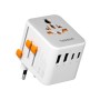 Tessan Power Adapter with Extra 2 Prong AC Outlet, 5 USB Ports (3 USB C)